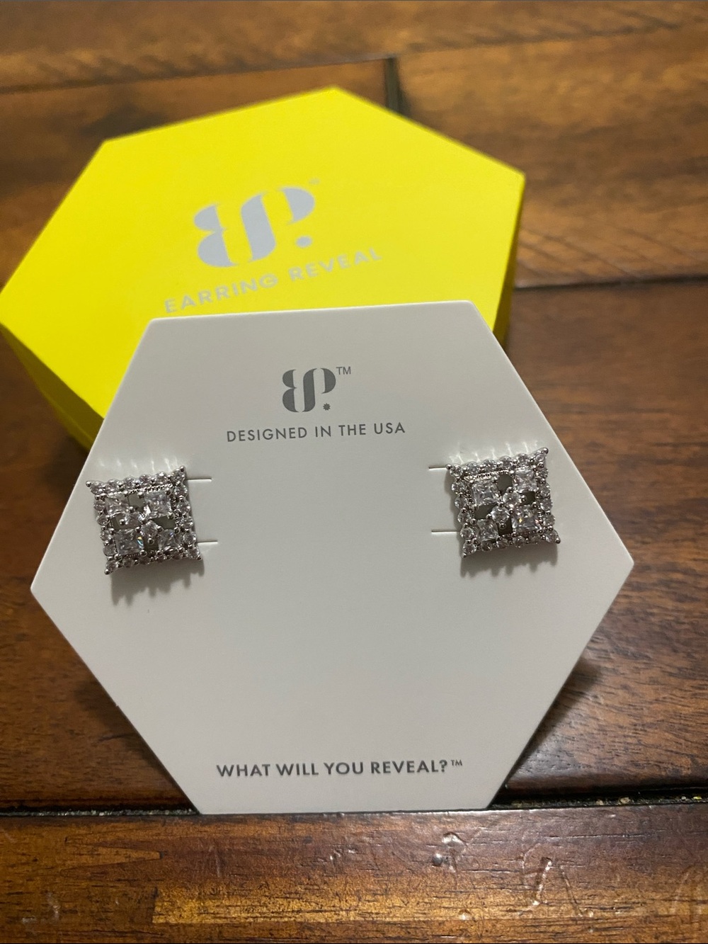 Bomb Party OG Originals Earrings - Diamond Cubic Zirconia - Rhodium Plating